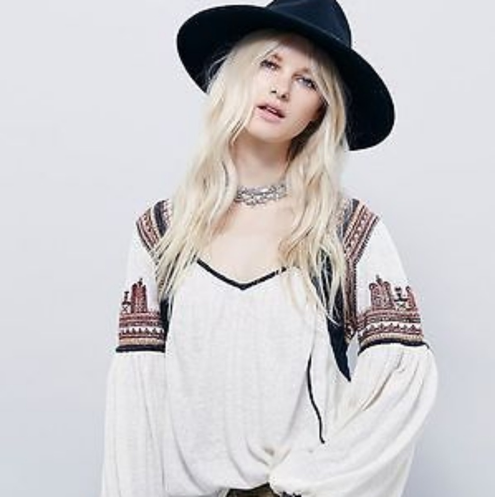 NWT Free People Snow Kisses Blouse
